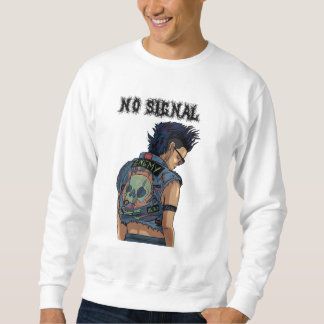 NO SIGNAL Glitch Minimalistisch Streetwear Sweatshirt