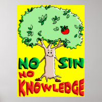 No Sin No Knowledge Poster