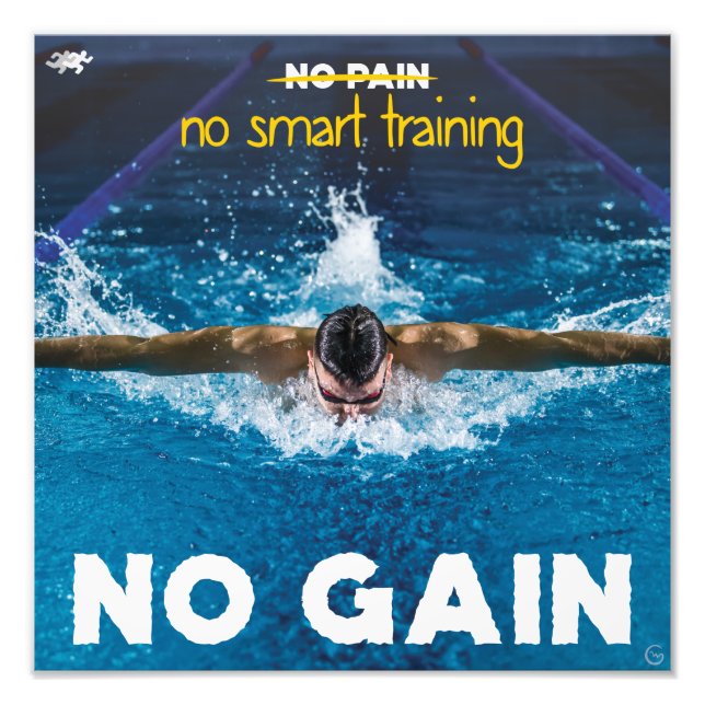 No smart training, no gain fotodruck (Vorne)
