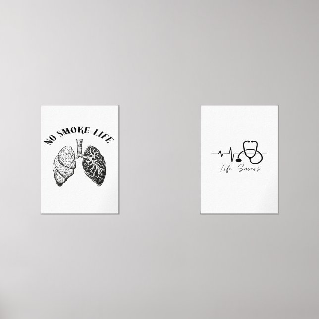 No Smokin Life Wall Art – Anti-Smoking Poster for  (Recto)