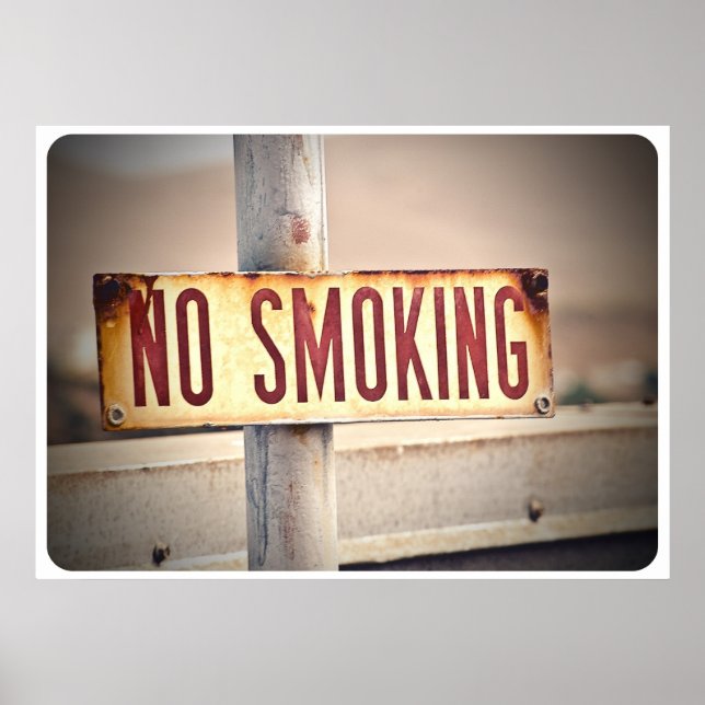 No Smoking Poster (Devant)
