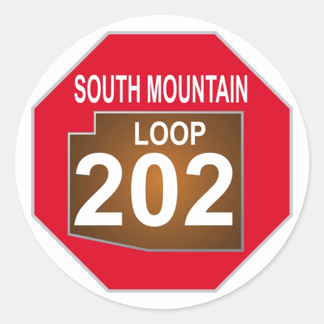 No South Mountain 202 V1 Runder Aufkleber (Vorderseite)
