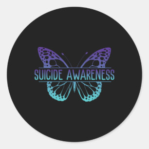 No Story Should end Too Soon Suicide Prevention Aw Runder Aufkleber