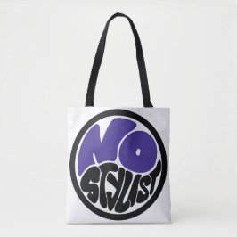 NO STYLIST Doppelzweck-Emblem-Tote Tasche