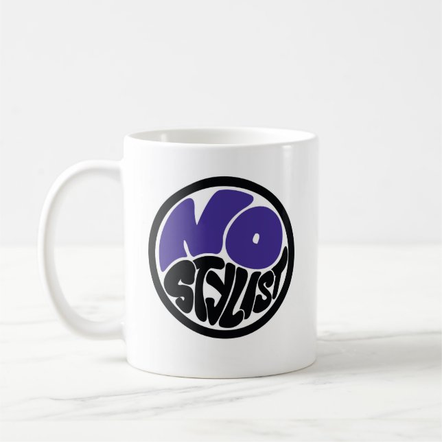 NO STYLIST double purp emblem coffee Mug Kaffeetasse (Links)