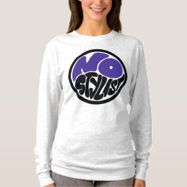 NO STYLIST double purp emblem long sleeve T-Shirt