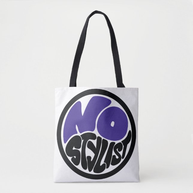 NO STYLIST double purp emblem Tote Tasche (Vorderseite)