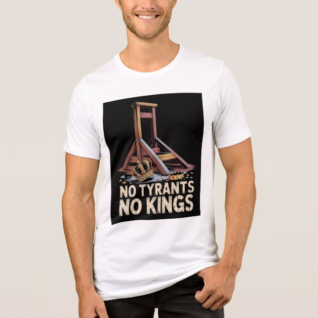 No Tyrants No Kings Tri-Blend Shirt (Vorderseite)