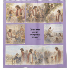 No unimportant person duschvorhang