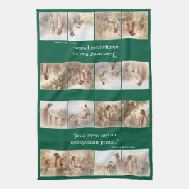 No unimportant person geschirrtuch