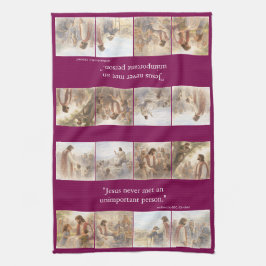 No unimportant person geschirrtuch