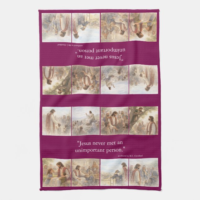 No unimportant person geschirrtuch (Vertikal)