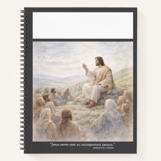 No unimportant person notizbuch