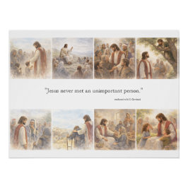 No unimportant person poster