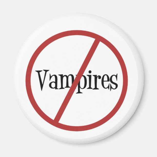 No Vampires Magnet (Vorne)