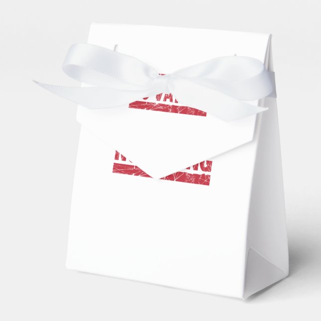 No Vaping Red Ink Stamp Geschenkschachtel (Vorderseite)