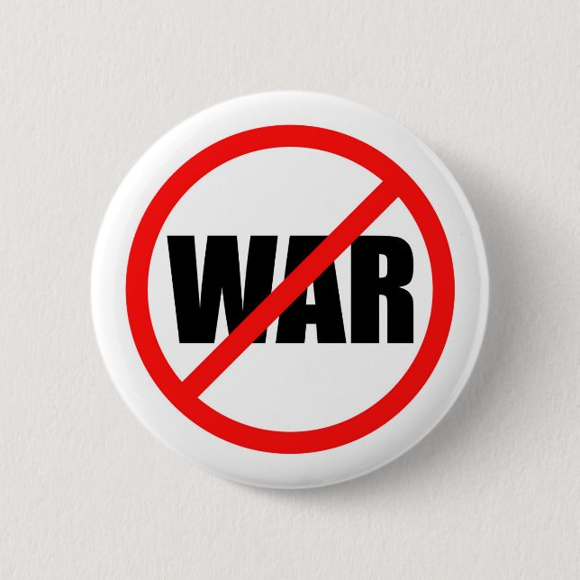 No War Symbol Button (Vorderseite)