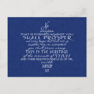 No Weapon Star von David Blue Postkarte