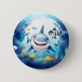 Noa the Shark and Casper, Ihr bester Fisch-Freund Button