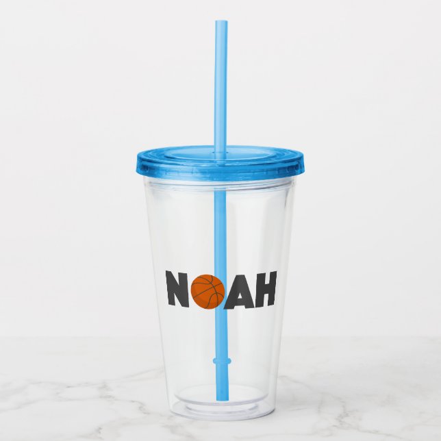 Noah Basketball Acryltrinkbecher (Vorderseite)