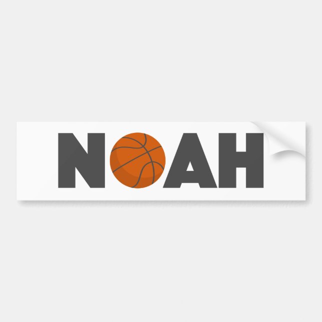 Noah Basketball Autoaufkleber (Vorne)