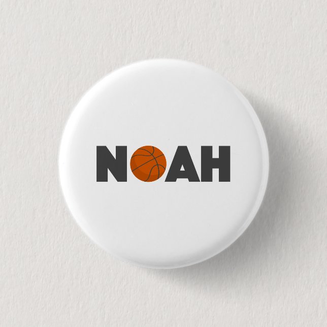 Noah Basketball Button (Vorderseite)