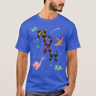 Noah Cool Boys Name mit niedlicher Astronaut Space T-Shirt