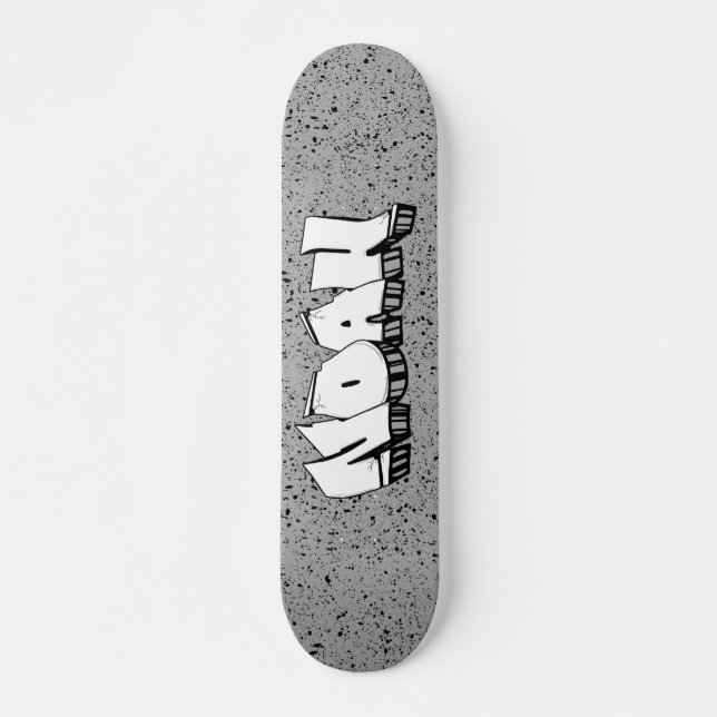 Noah Graffiti Custom Personalisiert Cool Skateboar Skateboard (Vorne)
