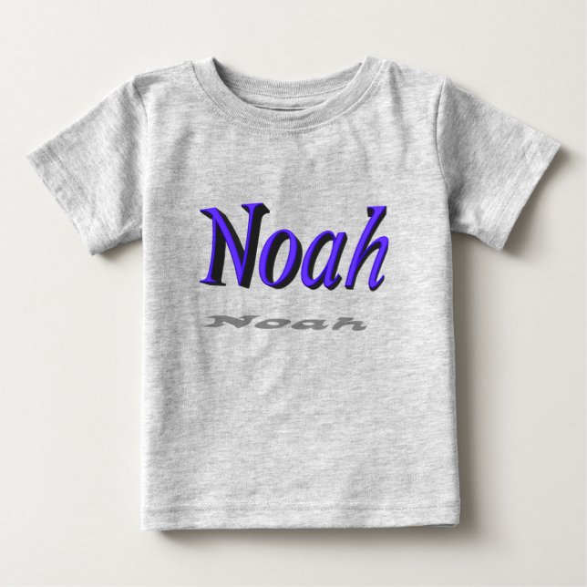 Noah-Name Baby T-shirt (Vorderseite)