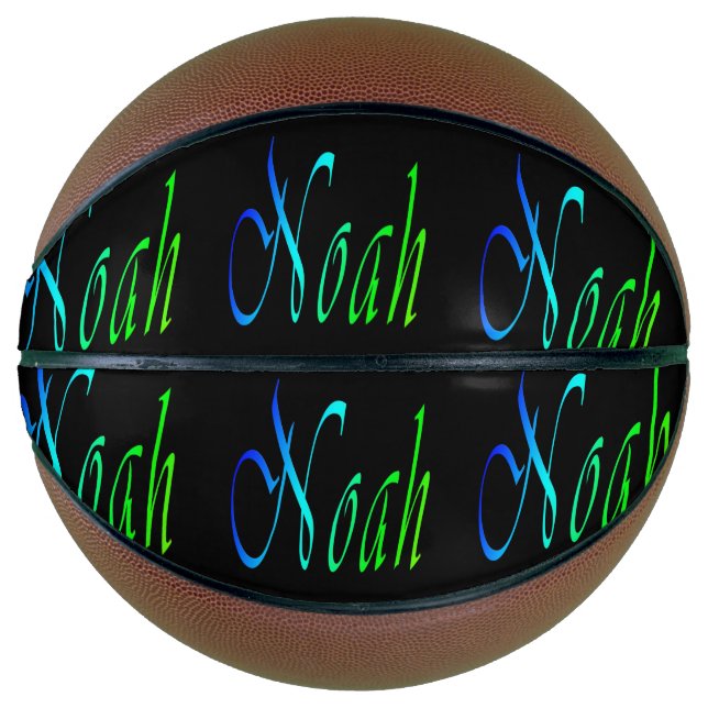 Noah, Name, Logo, Ordnungsgröße Basketball (Vorderseite)