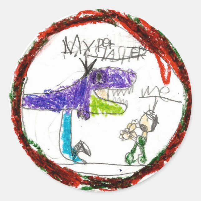 Noah: Rundaufkleber Runder Aufkleber (Vorderseite)