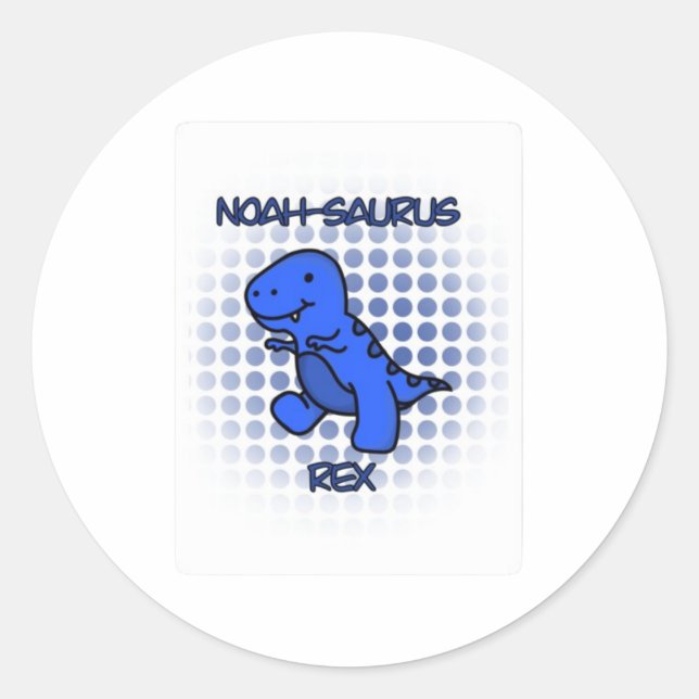 Noah-saurus Rex!! Aufkleber (Vorderseite)