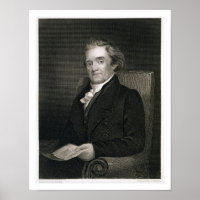 Noah Webster (1758-1843), graviert von Frederick W