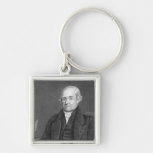 Noah Webster gravierte durch G. Parker Schlüsselanhänger