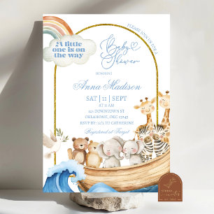 Noahs-Arch-Baby-Shower-Einladung Einladung