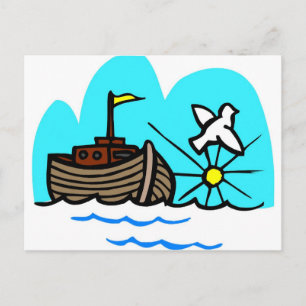 Noah's Arch Christlich Artwork_1 Postkarte