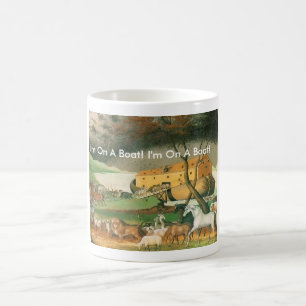 Noahs Arche bin ich auf einer Boots-Tasse Kaffeetasse