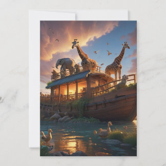 Noahs Arche der Hoffnung Dankeskarte