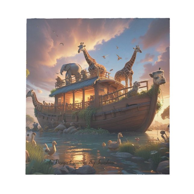 Noahs Arche der Hoffnung Notizblock (Vorderseite)