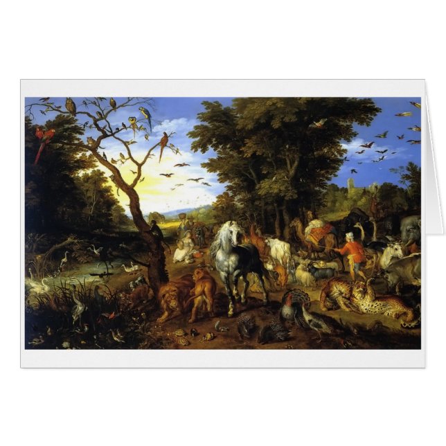 Noahs Arche-Karte (Vorderseite (Horizontal))