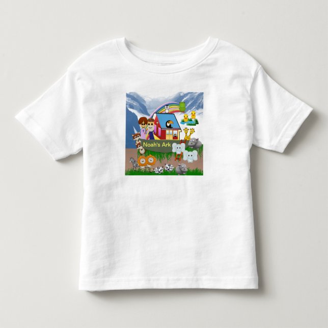 Noahs Arche-Kleinkind-T-Shirt Kleinkind T-shirt (Vorderseite)