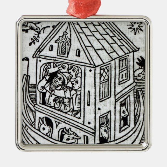 Noahs Arche Ornament Aus Metall (Vorne)