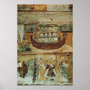 Noahs Arche während der Flut, c.1100 Poster