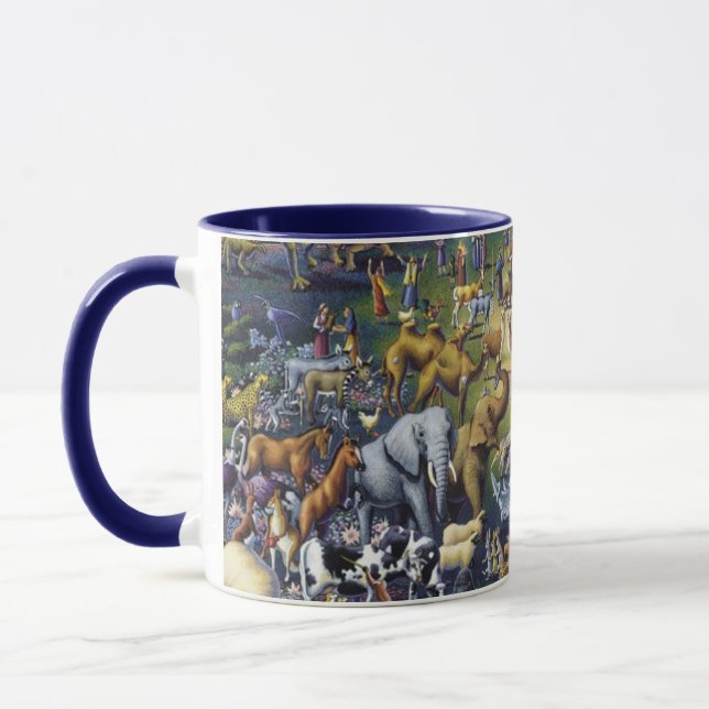 Noah's Ark Animal Tasse (Links)