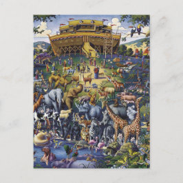 Noahs Ark Animals Postkarte