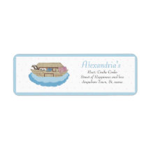 Noah's Ark Baby Blue Baby Baby Shower Einladung