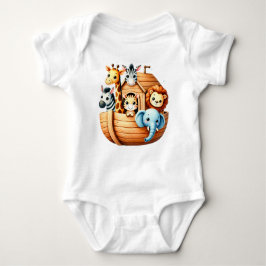 Noah's Ark Baby Bodysuit Baby Strampler