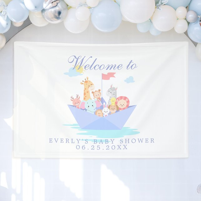 Noah's Ark Baby Shower Banner (Von Creator hochgeladen)