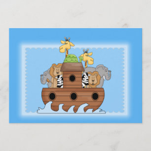 Noah's Ark Baby Shower Einladung