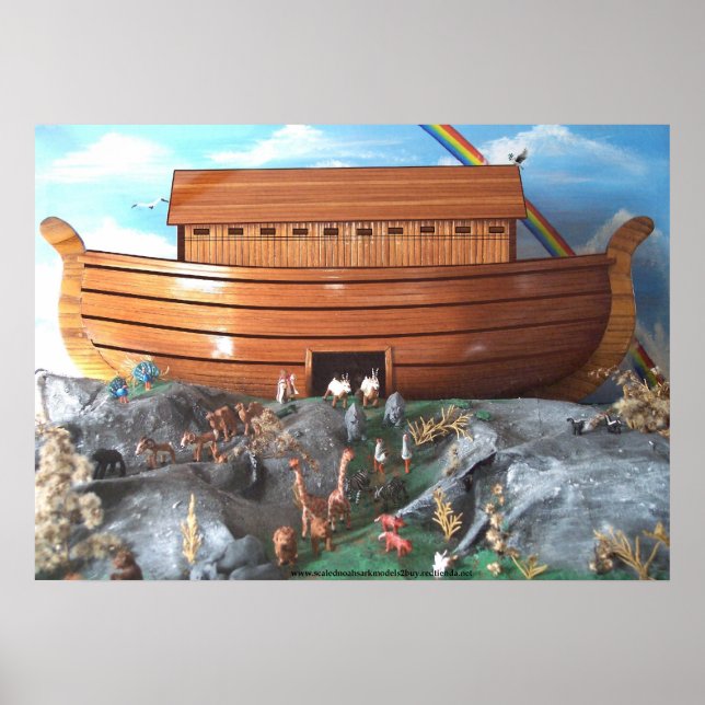 Noahs Ark Diorama Picture Poster (Vorne)